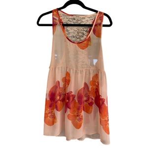 Lily White Floral Lace Blouse